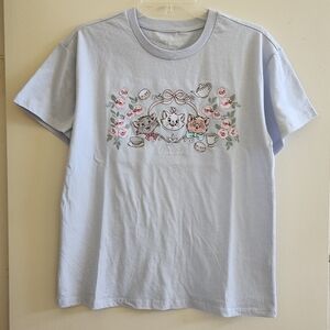 Disney The Aristocats Kittens Embroidered Women's T-Shirt